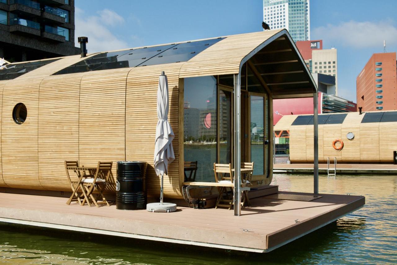 فندق Wikkelboat Nr2 At Floating Rotterdam Rijnhaven المظهر الخارجي الصورة